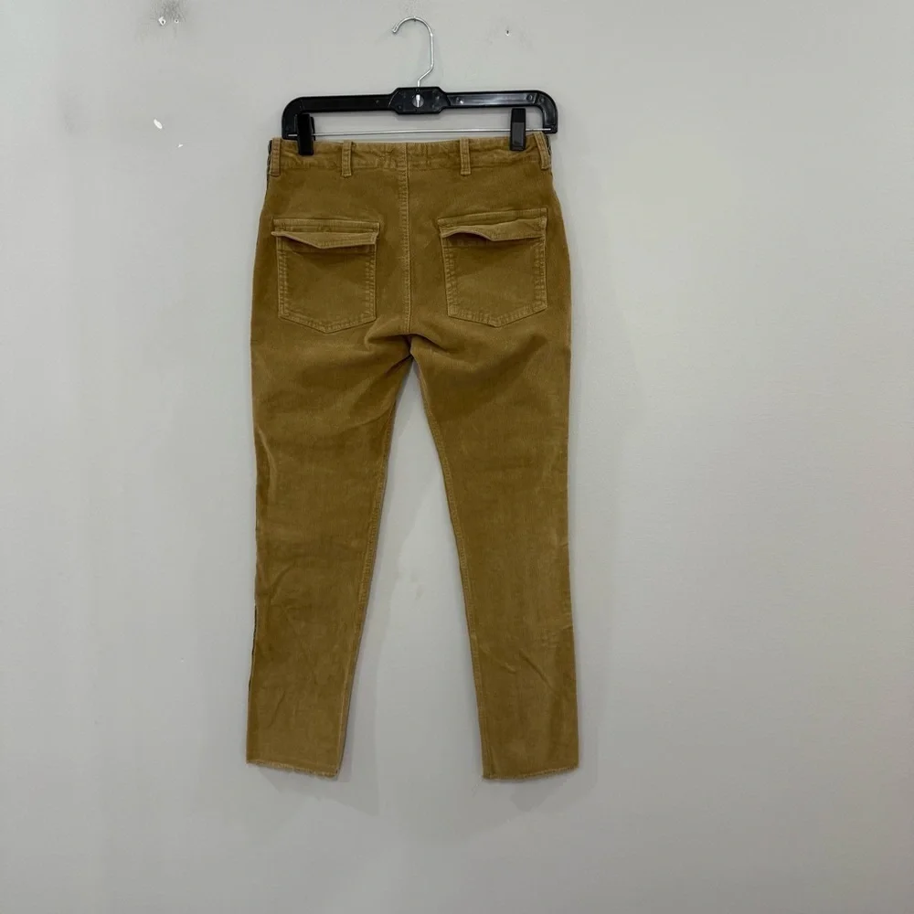 Nili Lotan Pants Jenna With Tape in Mossy Gold